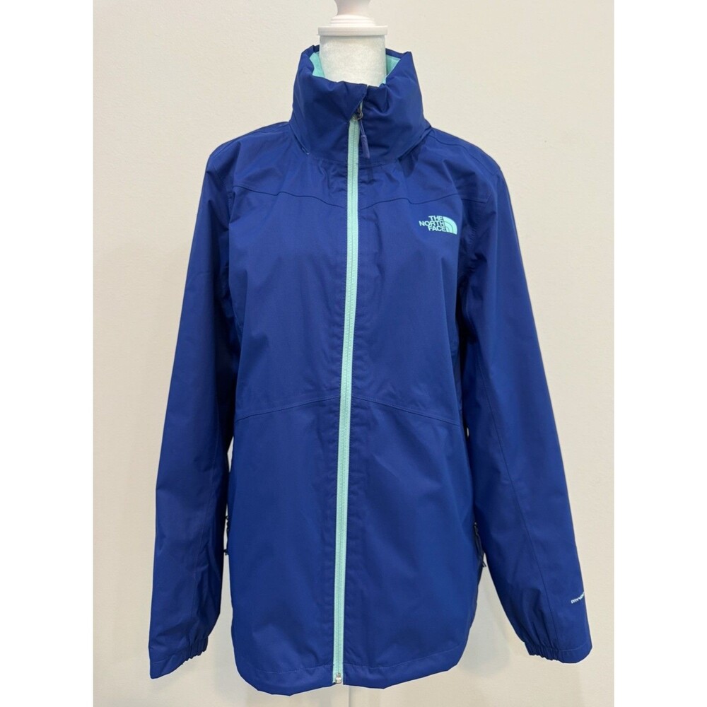 The North Face Resolve Plus Jacket Dry vent Blue XL Hooded Raincoat Waterproof